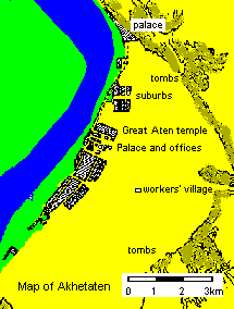  Mapa de Akhetaten 